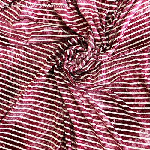 Yarn Dyrd Jersey With Tie Dyed